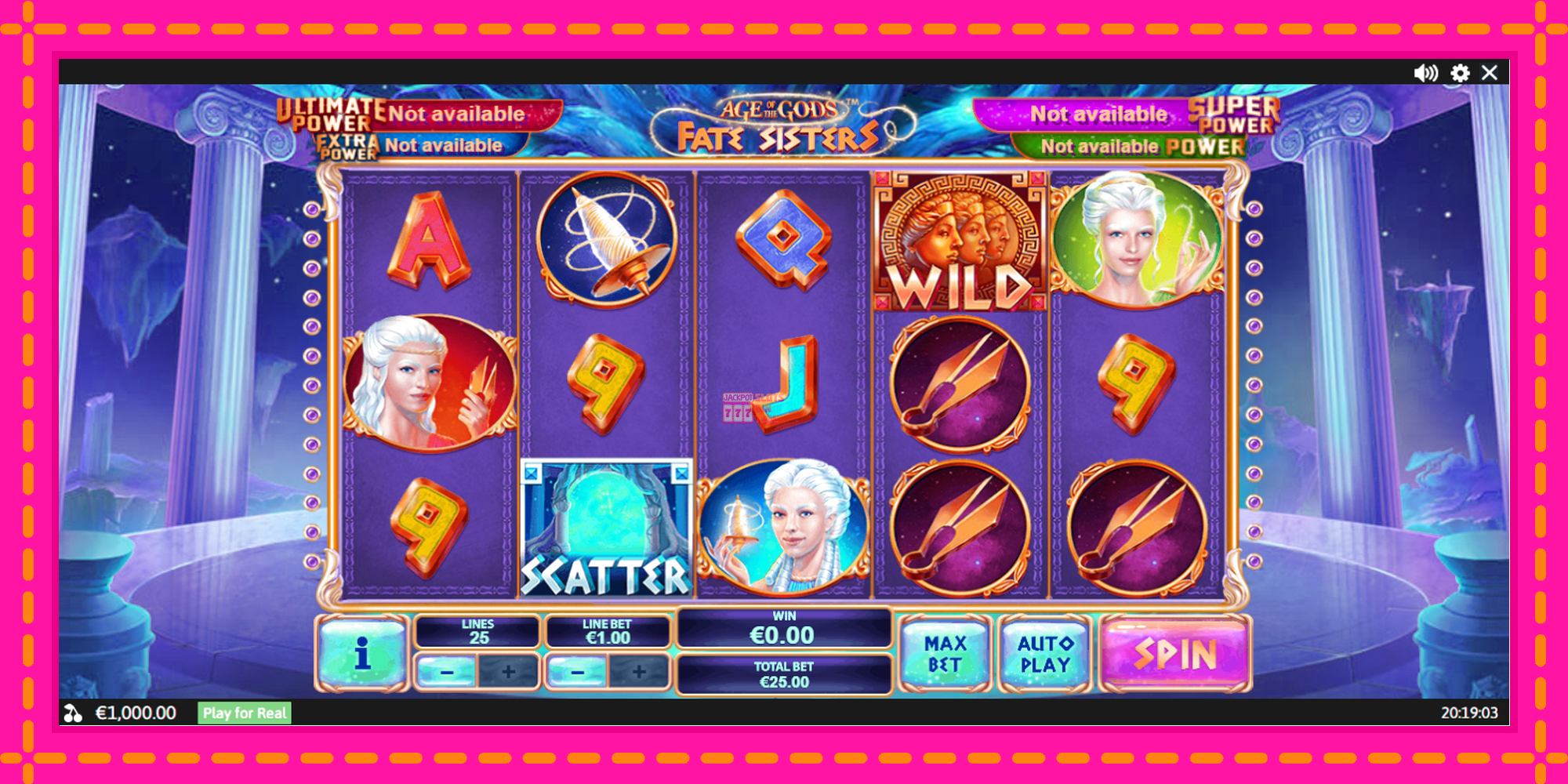 Slot machine Age of the Gods Fate Sisters gratuitamente, immagine 1