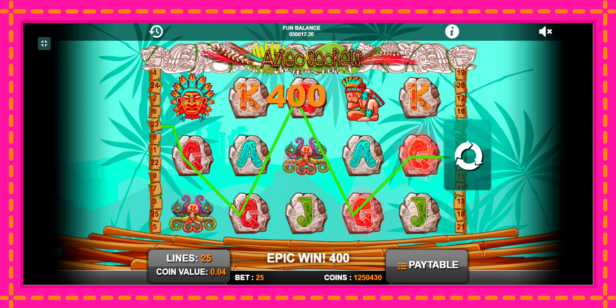 Slot machine Aztec Secrets gratuitamente, immagine 6