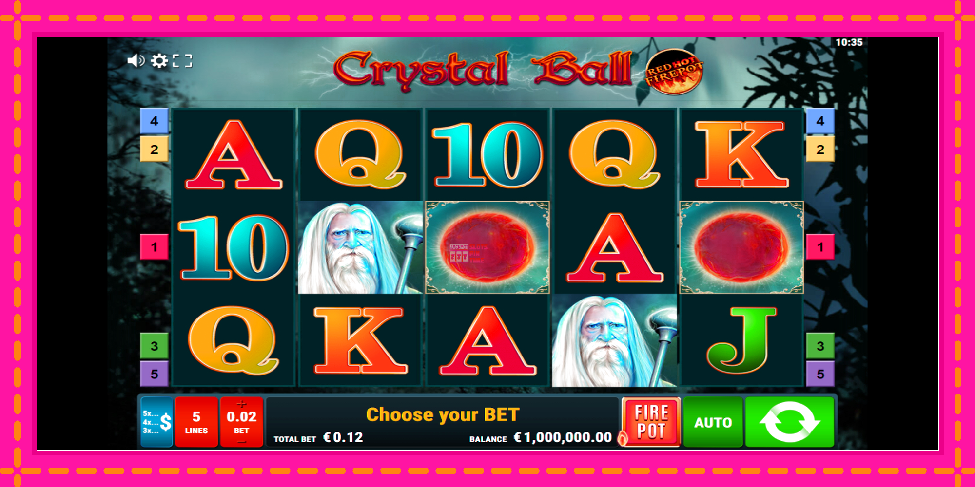 Slot machine Crystal Ball Red Hot Firepot gratuitamente, immagine 2