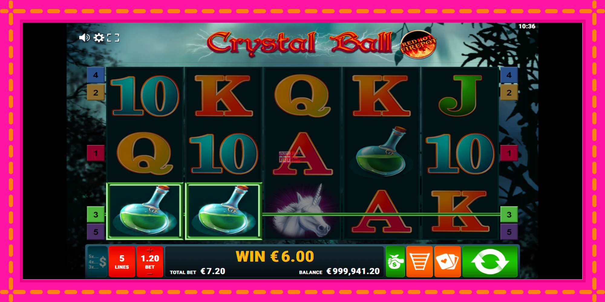 Slot machine Crystal Ball Red Hot Firepot gratuitamente, immagine 3