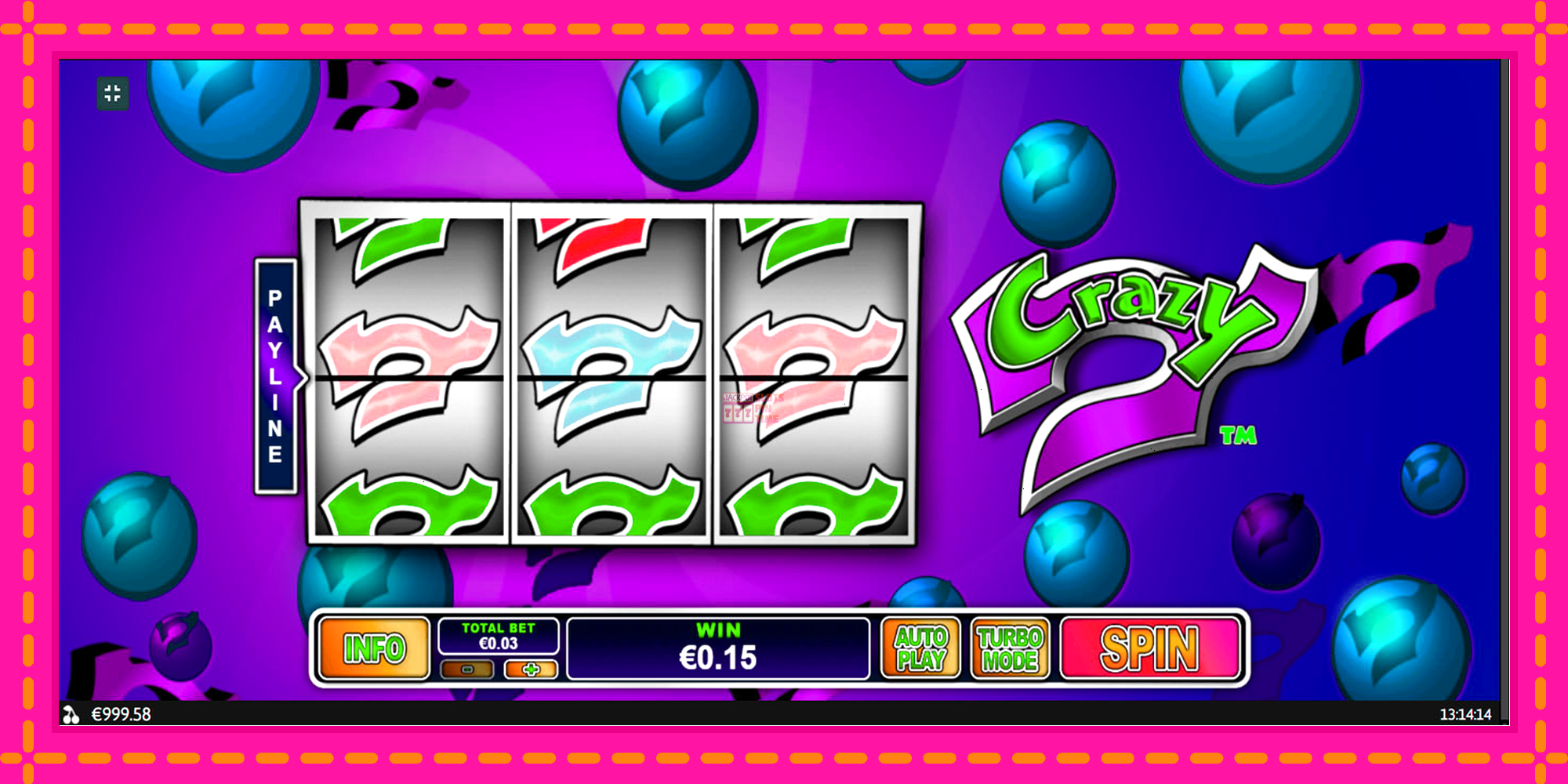 Slot machine Crazy 7 gratuitamente, immagine 2