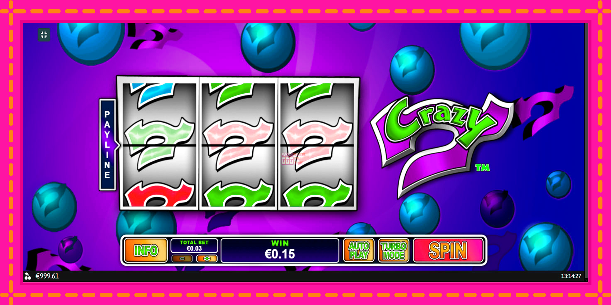 Slot machine Crazy 7 gratuitamente, immagine 3