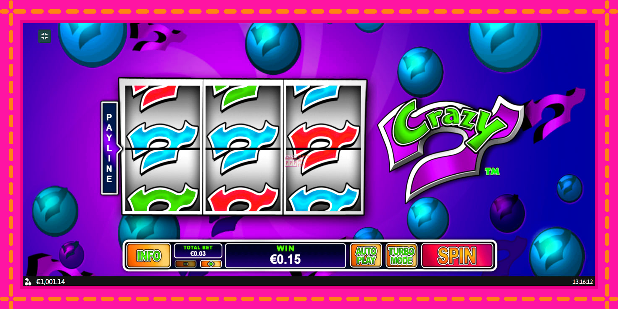 Slot machine Crazy 7 gratuitamente, immagine 9