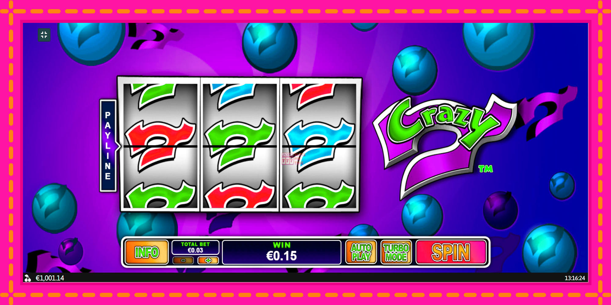 Slot machine Crazy 7 gratuitamente, immagine 10