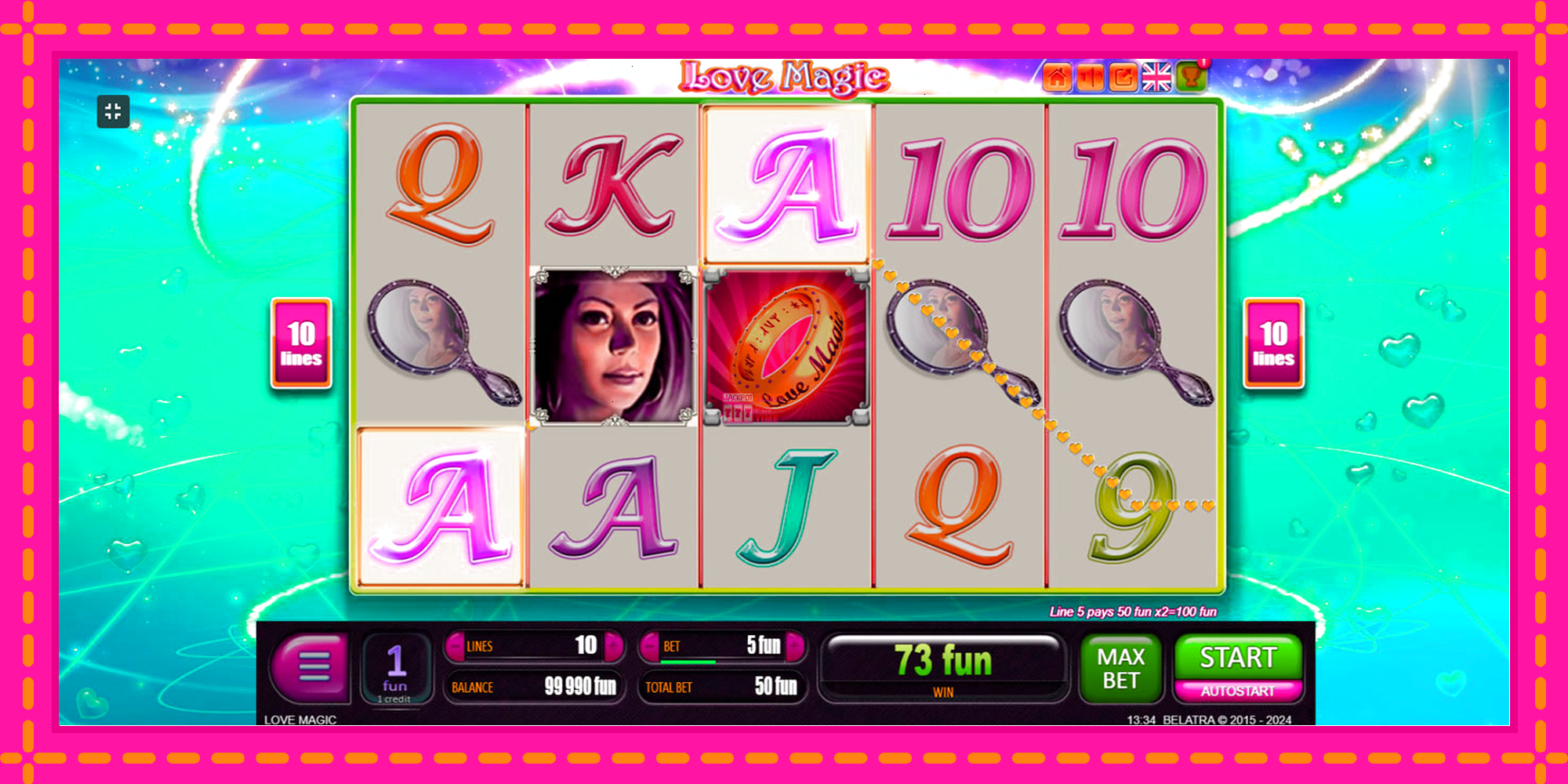 Slot machine Love Magic gratuitamente, immagine 6