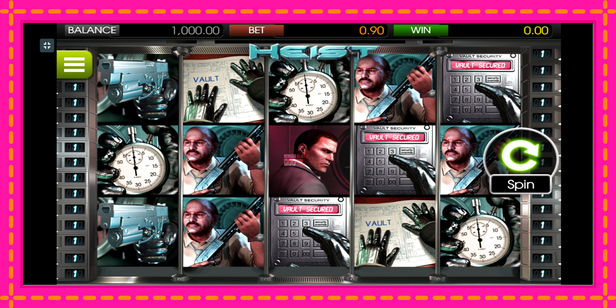 Slot machine Heist gratuitamente, immagine 1