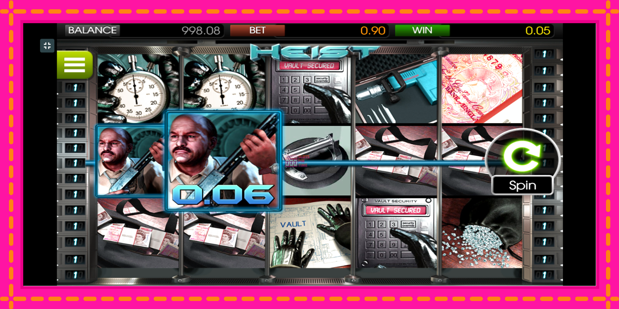 Slot machine Heist gratuitamente, immagine 3