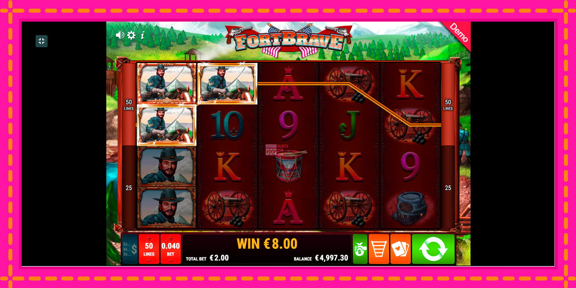 Slot machine Fort Brave gratuitamente, immagine 8