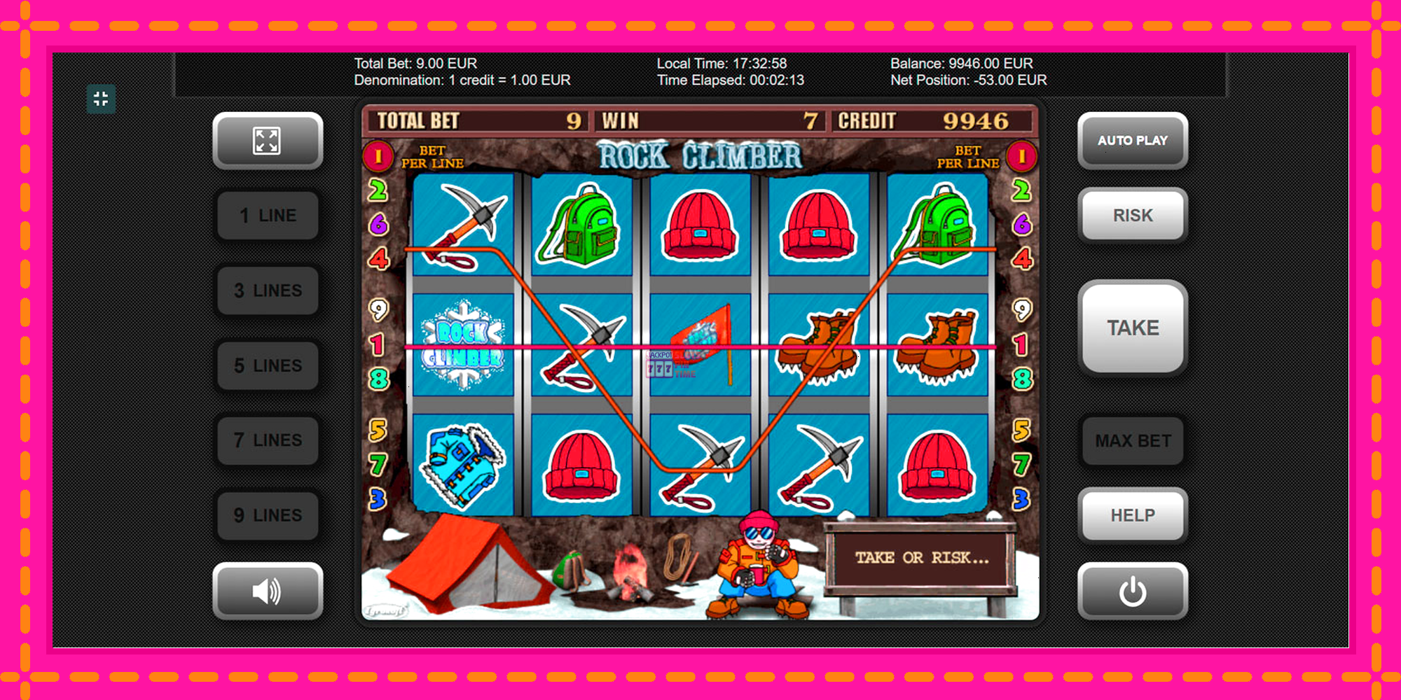 Slot machine Rock Climber gratuitamente, immagine 8