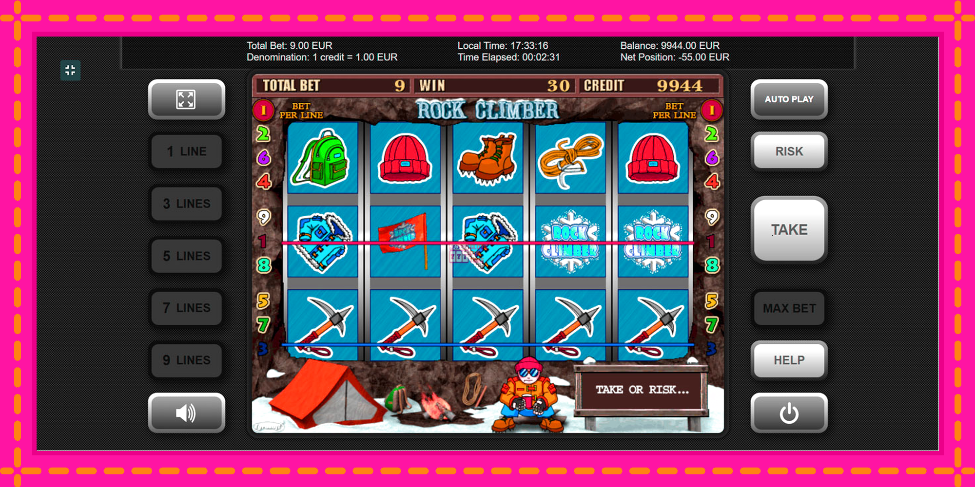 Slot machine Rock Climber gratuitamente, immagine 9