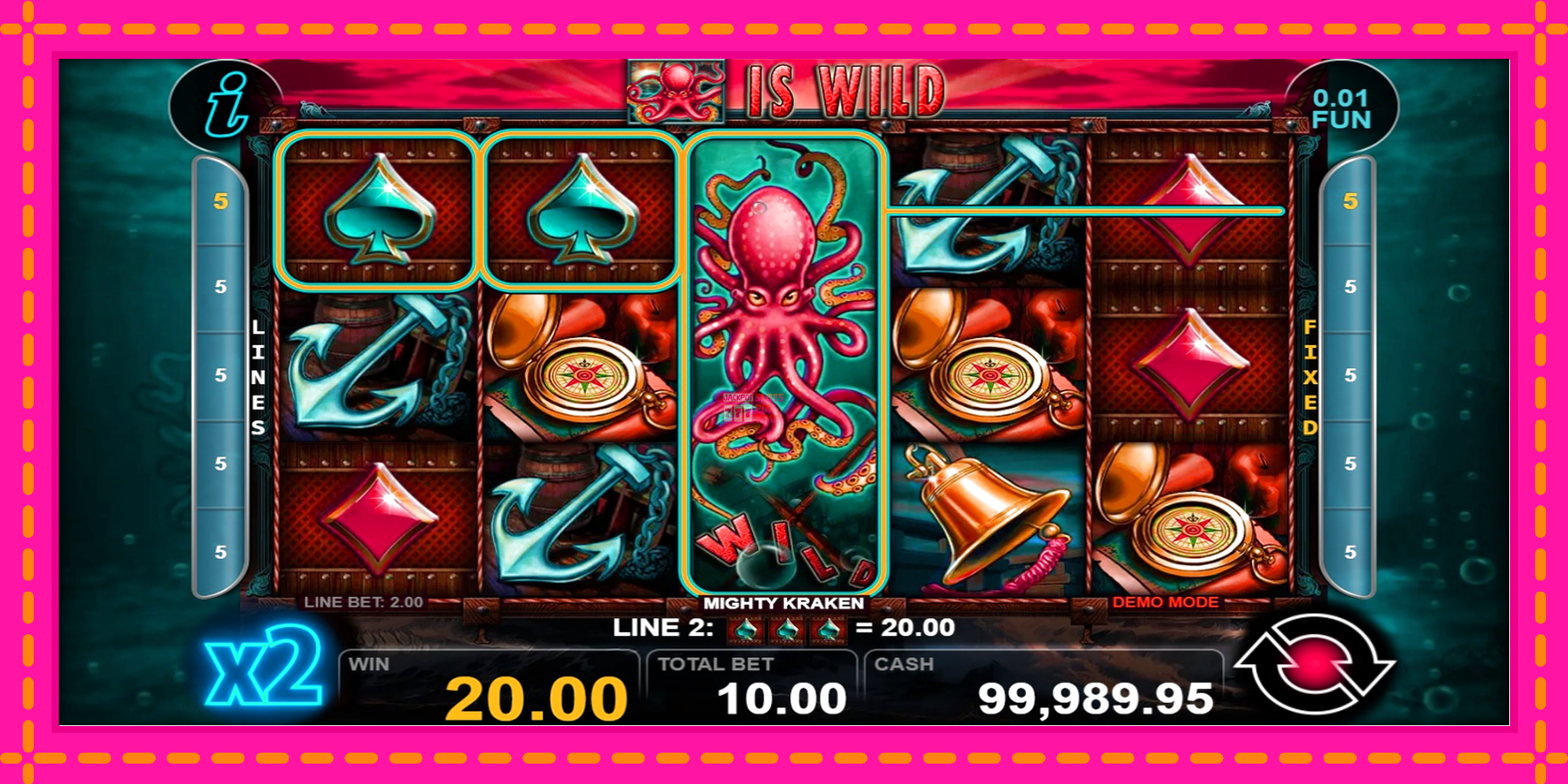 Slot machine Mighty Kraken gratuitamente, immagine 2