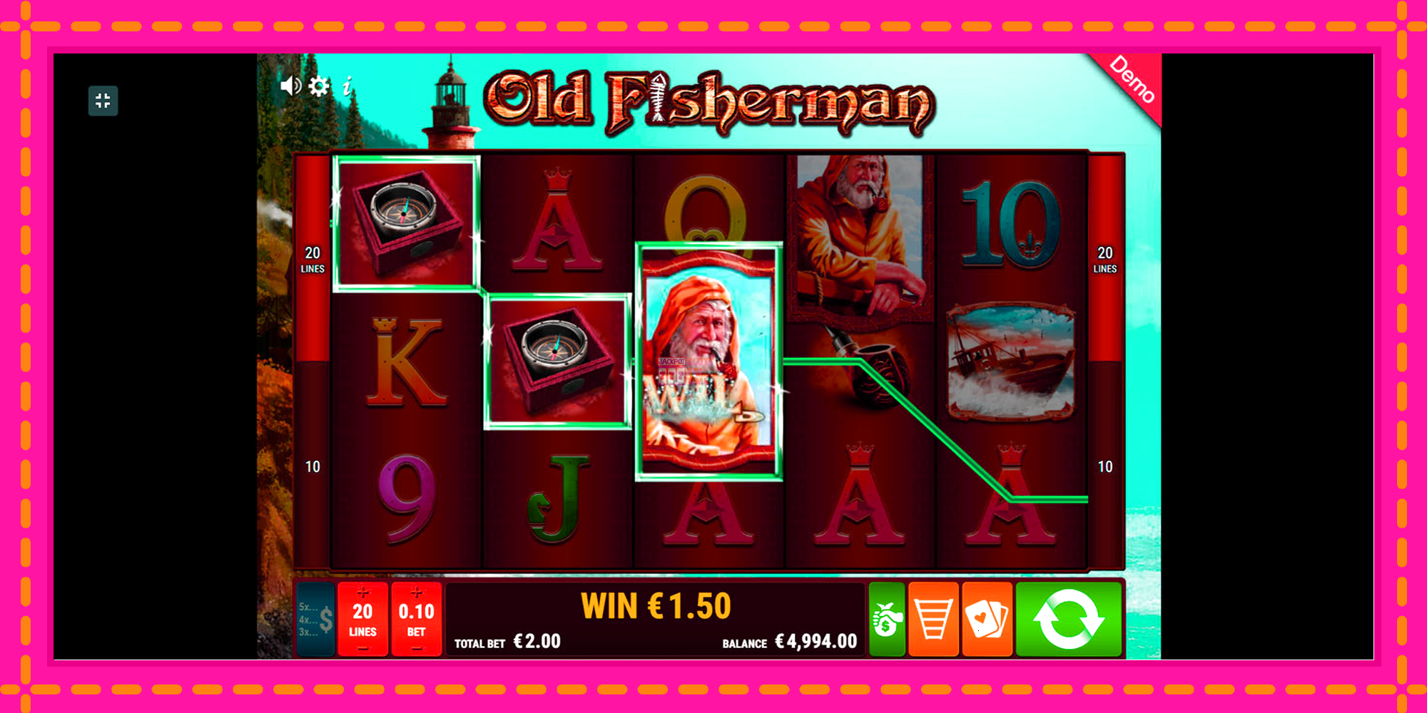 Slot machine Old Fisherman gratuitamente, immagine 2