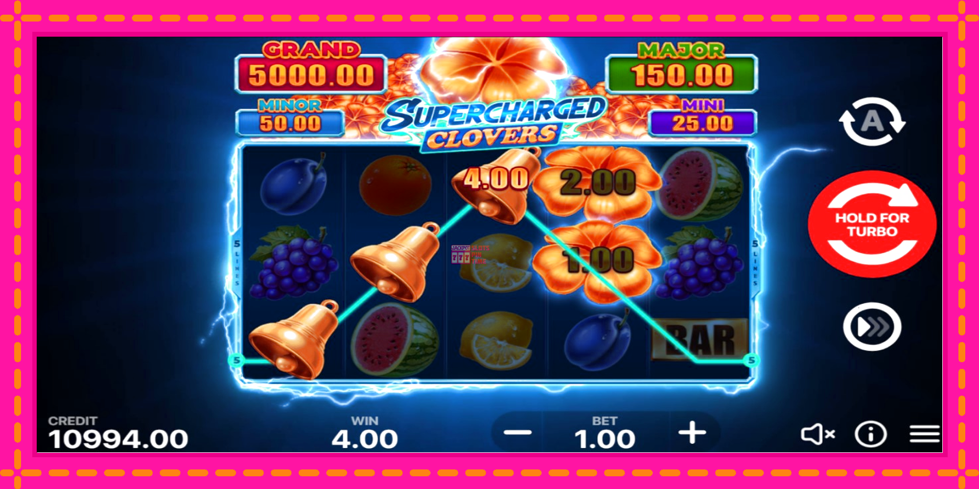 Slot machine Supercharged Clovers: Hold and Win gratuitamente, immagine 2